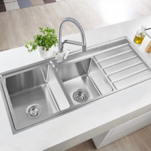 Colby 1120mm 1.75 Bowl Sink-Left Hand Bowl