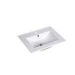 Ceramic Vanity Top Only 1TH White 600mm