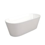Vogue Retreat 1500mm Freestanding Oval Slim Rim Bath White