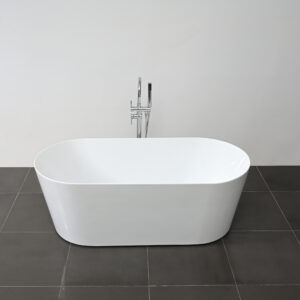 Vogue Retreat 1500mm Freestanding Oval Slim Rim Bath White