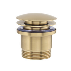 Vogue  Universal Brushed Gold Domed Pop Up Basin Waste 40/32mm