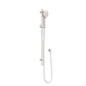Elgin Brushed Nickel Hand Shower on Rail with Dual Check Valve & Elbow
