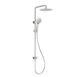 Elgin Chrome  Round 250MM Full Rail Combo Shower Btm Water Inlet Bracket