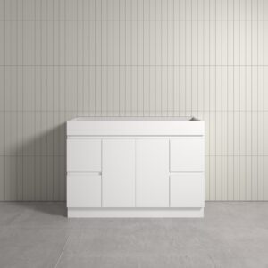 Thebe Floor Mount Cabinet Only White 1200mm