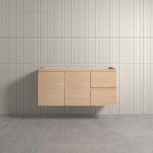 Thebe Wall Hung Cabinet Only Oak -1200mm