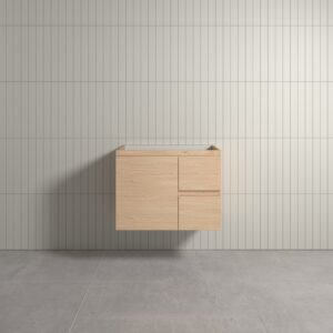 Thebe Wall Hung Cabinet Only Oak -750mm
