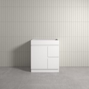 Thebe Floor Mount Cabinet Only White-750mm