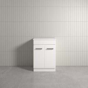 Metis Vanity Cabinet With  Alto Marble Stone Top 600mm