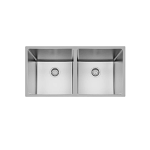 Singleton Rectangular Double Bowl Under Counter Sink 870 x 440 x 200mm