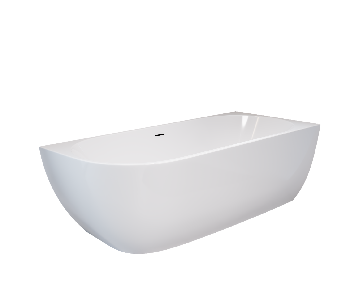 Versa MK2 1500mm White RH Multi Fit Corner With Overflow BTW ...