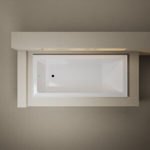 Ludlow Inset Rectangular Bath 1525 x 745 White