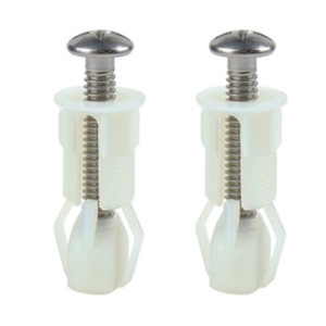 Top Fix Blind Fixing Kit for Toilet Seat Bolt Set (Set of 2)