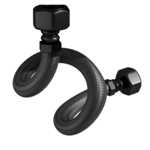 Flexible Hose 450mm Pex Matte Black LF