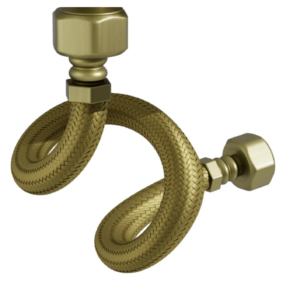 Flexible Hose 450mm Pex Brushed Gold LF