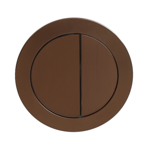 Toilet Cistern Button Round Brushed Bronze – Suits 48mm Hole